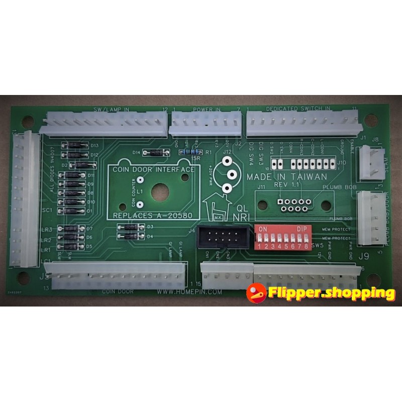 A-20580 A-20731 Carte HOMEPIN Bally / Williams
